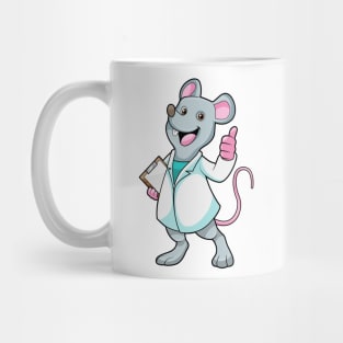 Mouse as Doctor with Doctor's coat Mug